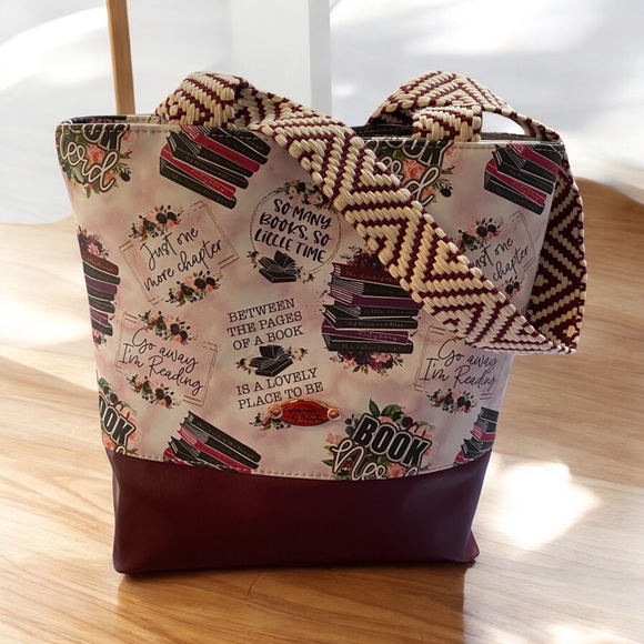 Beautiful Custom made tote bag. One of a kind. - Picture 2 of 6